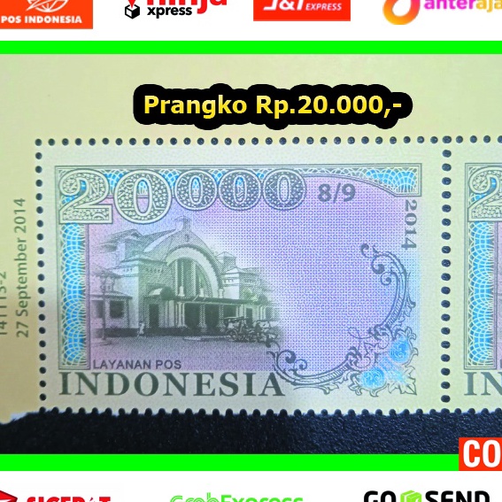 

HJ6 Prangko 2 1 pcskeping