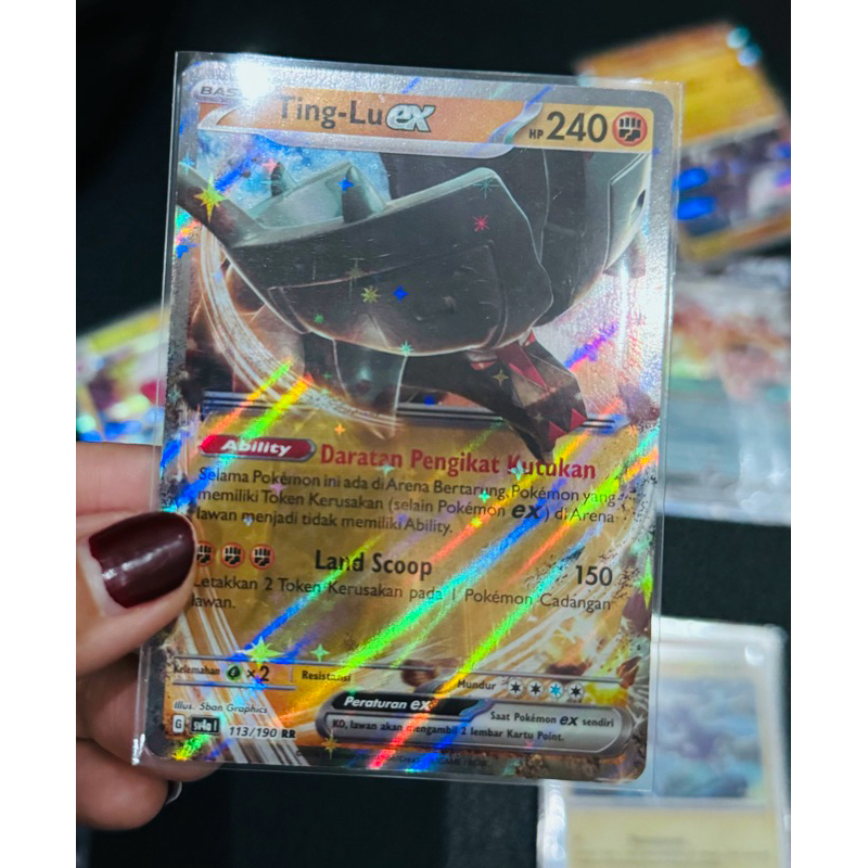 kartu pokemon TCG - Ting Lu EX