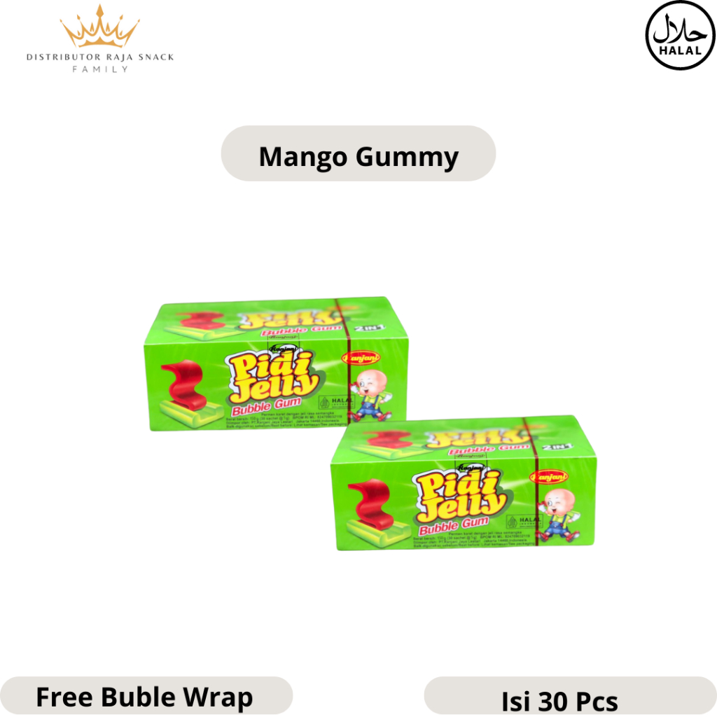 

Ranjani Pidi Jelly Bubble Gum 2in1 1 Box Isi 30pcs @7gram
