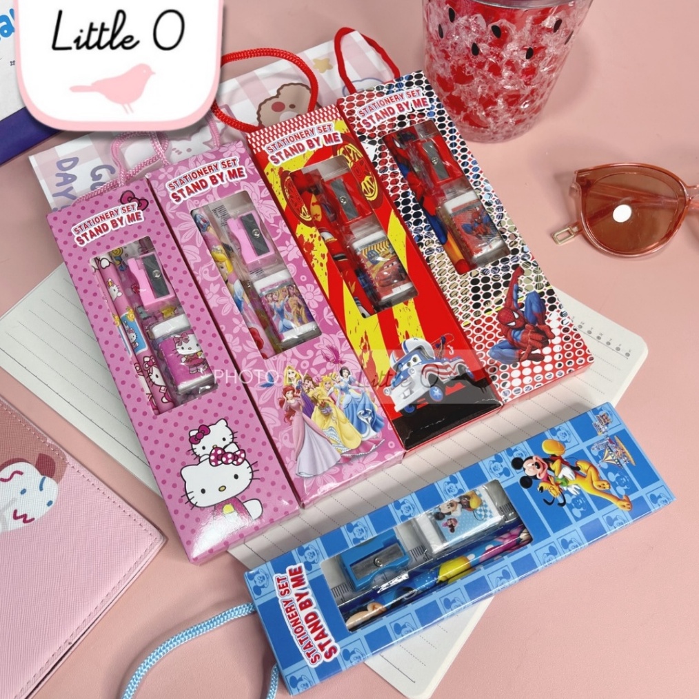 

KILAT Stationery Set STAND BY ME 5in1 Box Set Alat Tulis Paket Goodiebag TERMURAH Karakter Frozen Mickey Cars