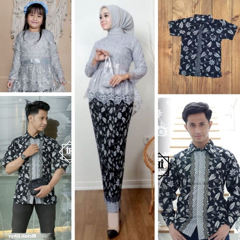 Serbuuuu Couple Kebaya Sarimbit Keluarga Ibu Ayah AnakKebaya Kemeja Batik Modern
