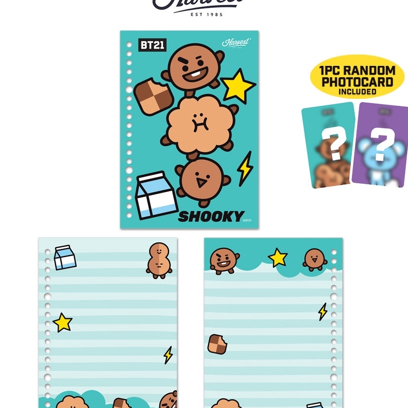 

KP8 Harvest BT21 Kes Binder Loose Leaf SHOOKY