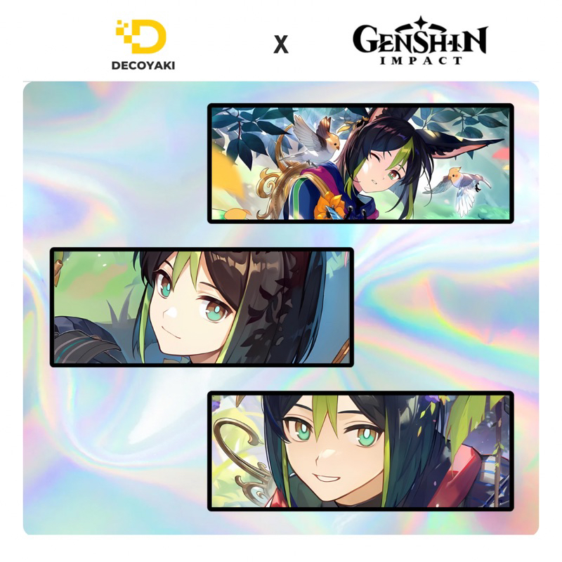 

Sticker Slap Hologram Tighnari Genshin Impact, Stiker Hologram Tighnari Genshin Impact