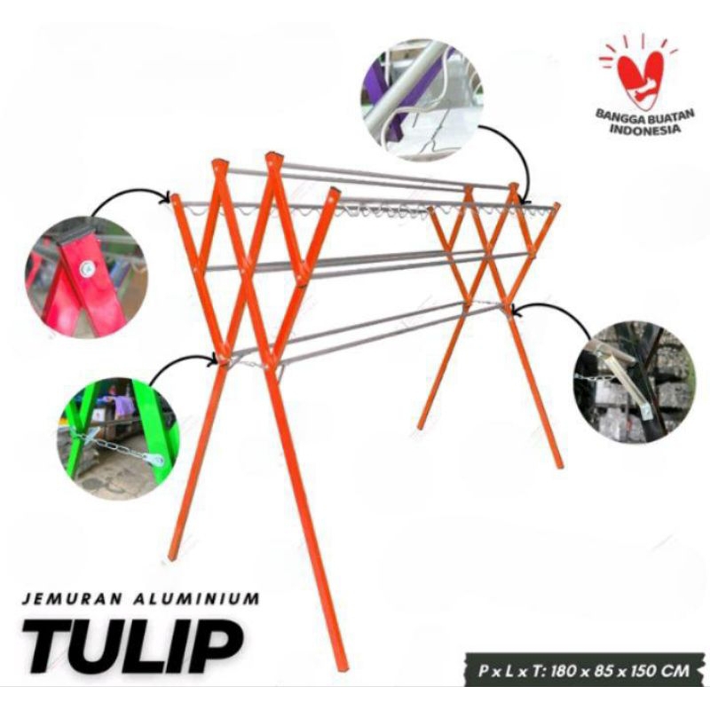 Jemuran Pakaian Aluminium