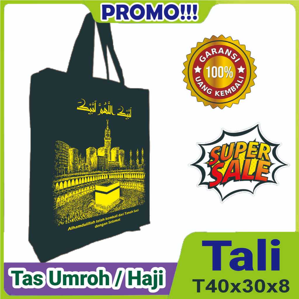 

Tas Souvenir Haji atau Umroh t40x30x8 (Lipat samping) ECER