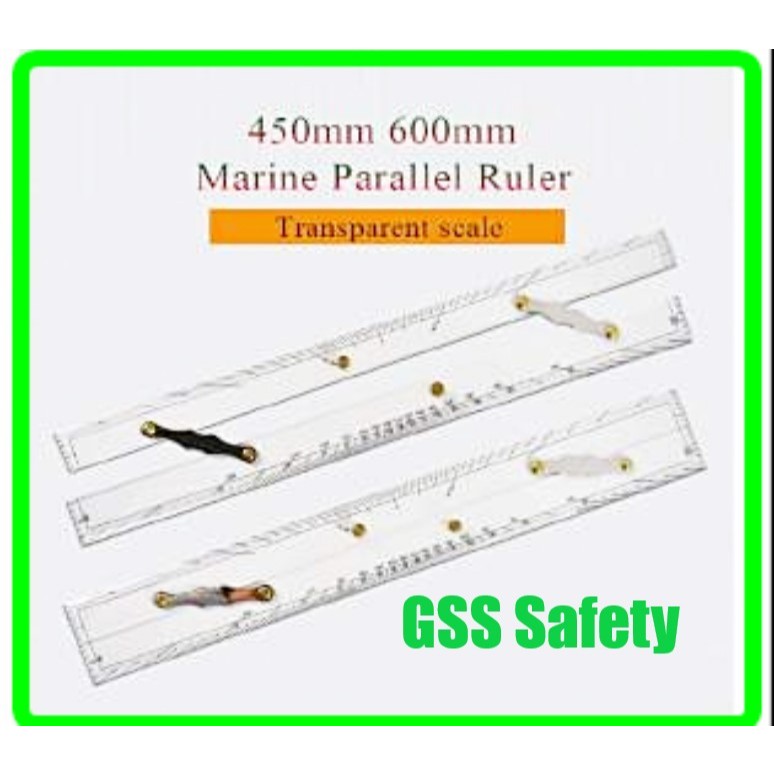 

Mistar Jajar Peta - Parallel Ruler - Penggaris Marine 450mm 600mm