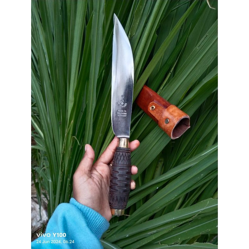 pisau dapur cap garpu pb 20 cm gagang motif