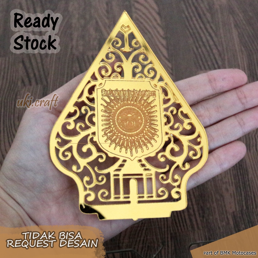 Gunungan Logo PSHW - Bahan Aksesoris Dekorasi Hiasan Mahar Gunungan Akrilik Logo PSHW