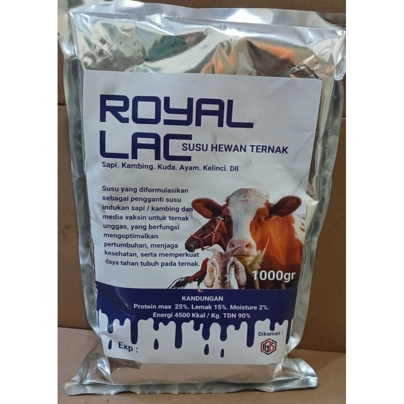 

SUSU TERNAK /Susu hewan ROYAL LAC 1kg(susu putih) Anti diare dan mencret