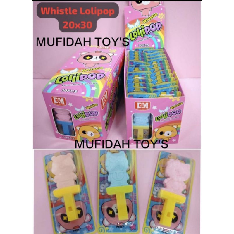 

permen whistle lollipop 30 pcs
