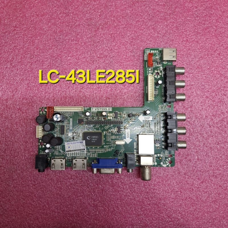 MB / Mobo / Mainboard / Motherboard Tv Sharp LC 43LE285I 43LE2851 LC-43LE285I
