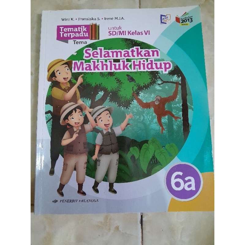 buku kelas 6 sd kurikulum 2013 penerbit erlangga