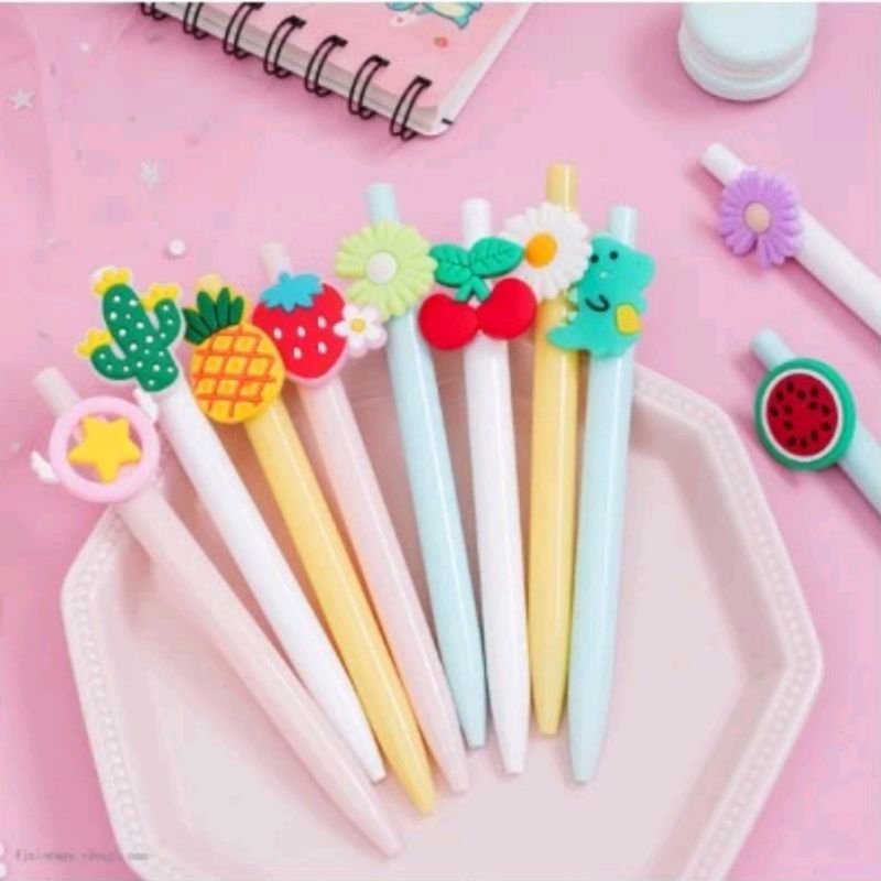

Pulpen Karakter Kartun Buah Pena Gel Motif Karakter Lucu - JT0021