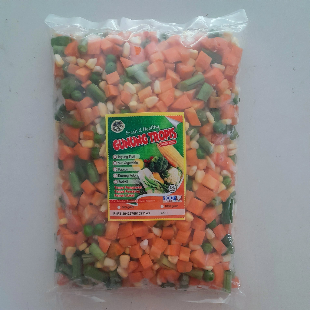 

GUNUNG TROPIS mix vegetable 1kg