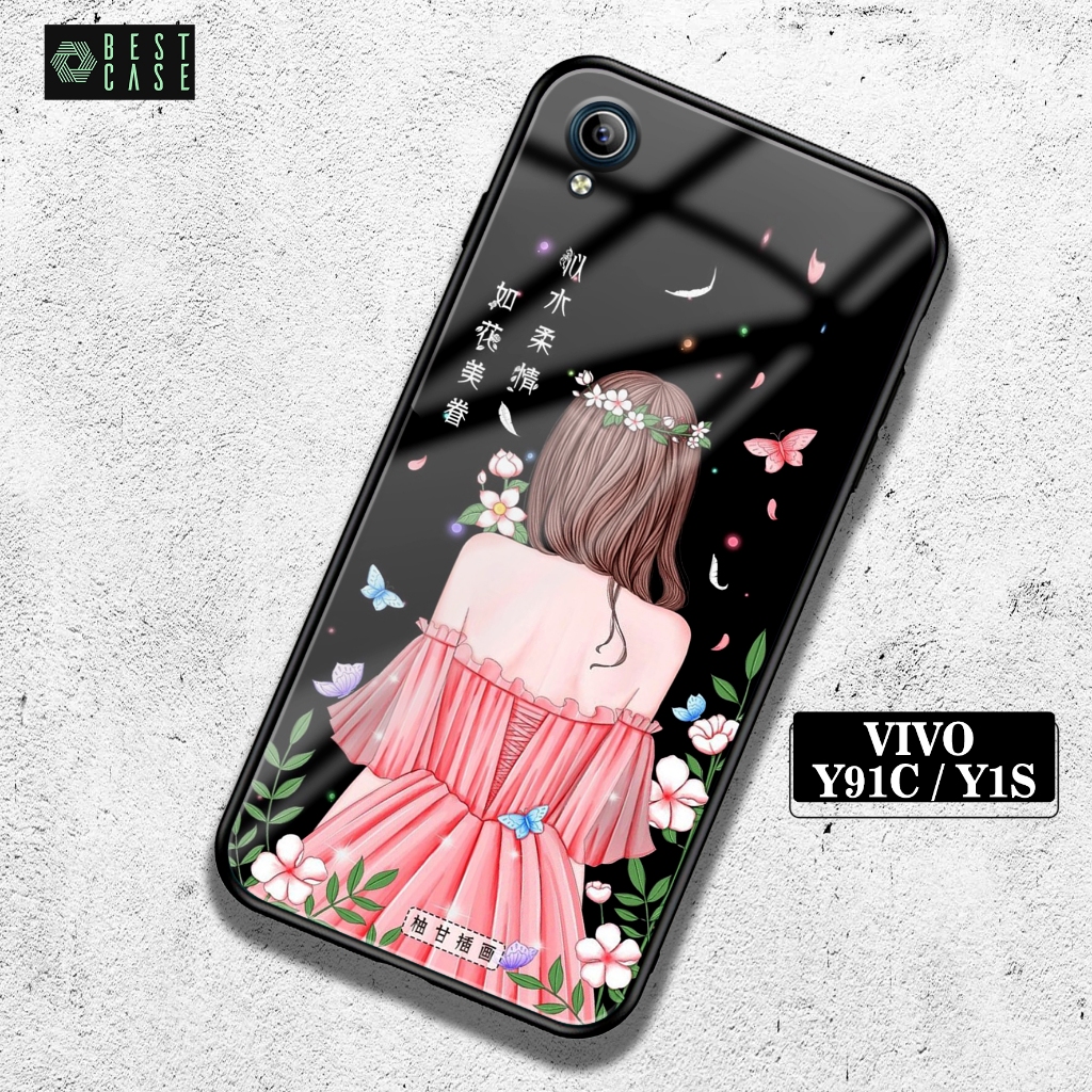 Case VIVO Y91C / 1820 - Casing Hp Y91C / 1820 - Motif ( GAUN ) - Silikon Hp  Y91C / 1820 - Softcase 