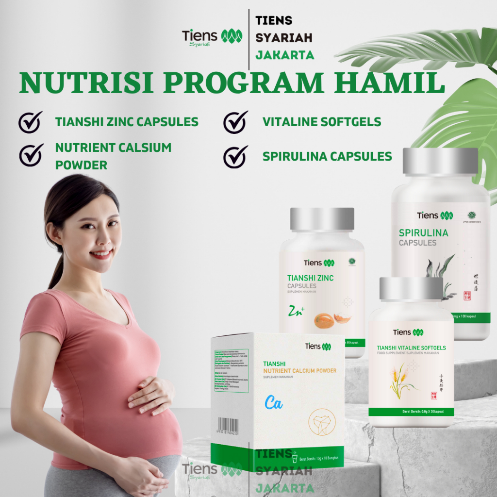 Tiens Fitofarmaka Paket Nutrisi Promil Tiens Program Cepat Hamil Suami & Istri