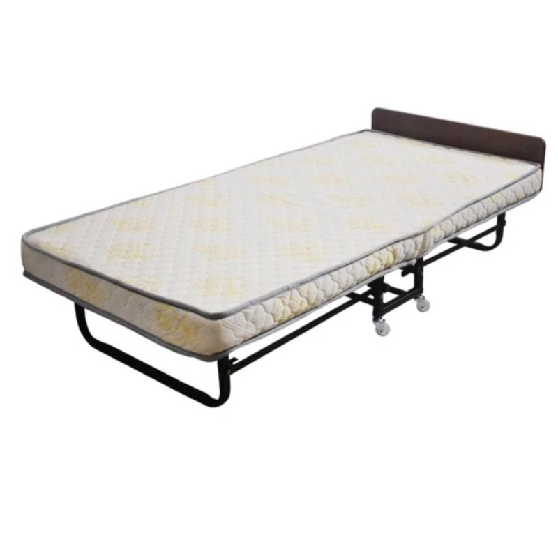 Krisbow Kasur Lipat Dengan Roda 195x90x50 Cm /Folding Bed /Bed Maid