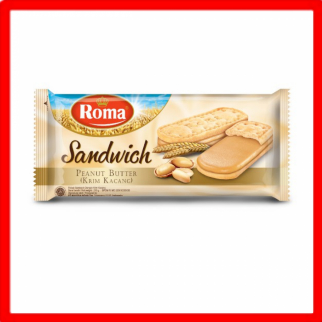 

ROMA SANDWICH PEANUT BUTTER KRIM KACANG @ 206 GRAM