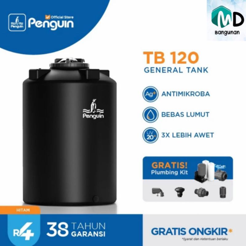 Tangki Air / Tandon Air / Toren Air Penguin TB 120 1200 Liter, Isian 1200 Liter General Tank