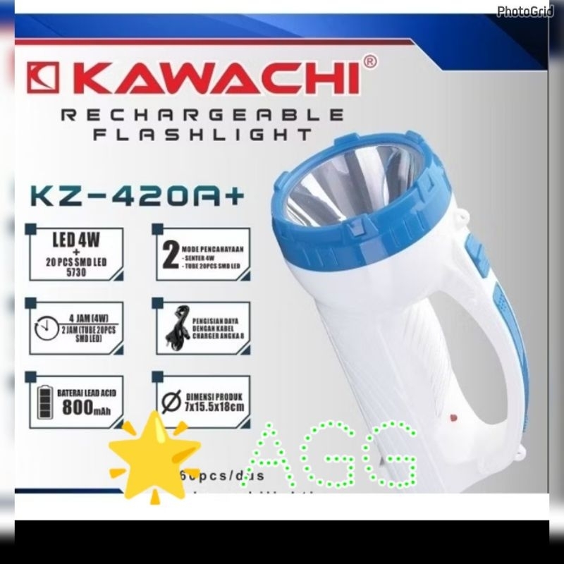 SENTER TENTENG KAWACHI/SENTER LED KZ 420A+