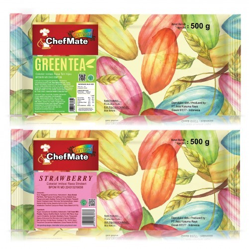 

Chefmate Coklat Compound Green Tea 500gr