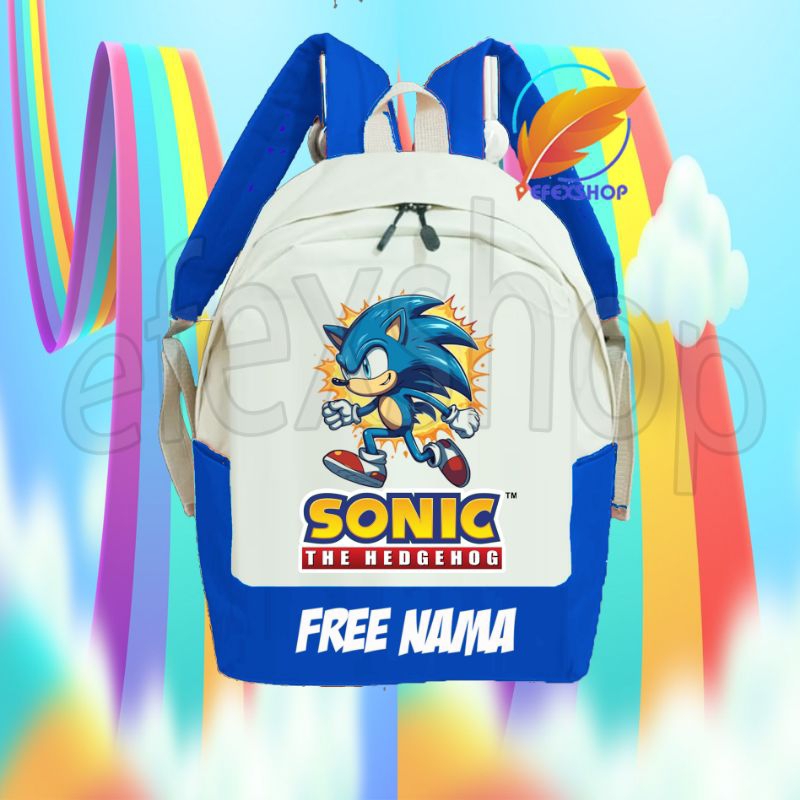 TAS RANSEL ANAK SONIC THE HEDGEHOG