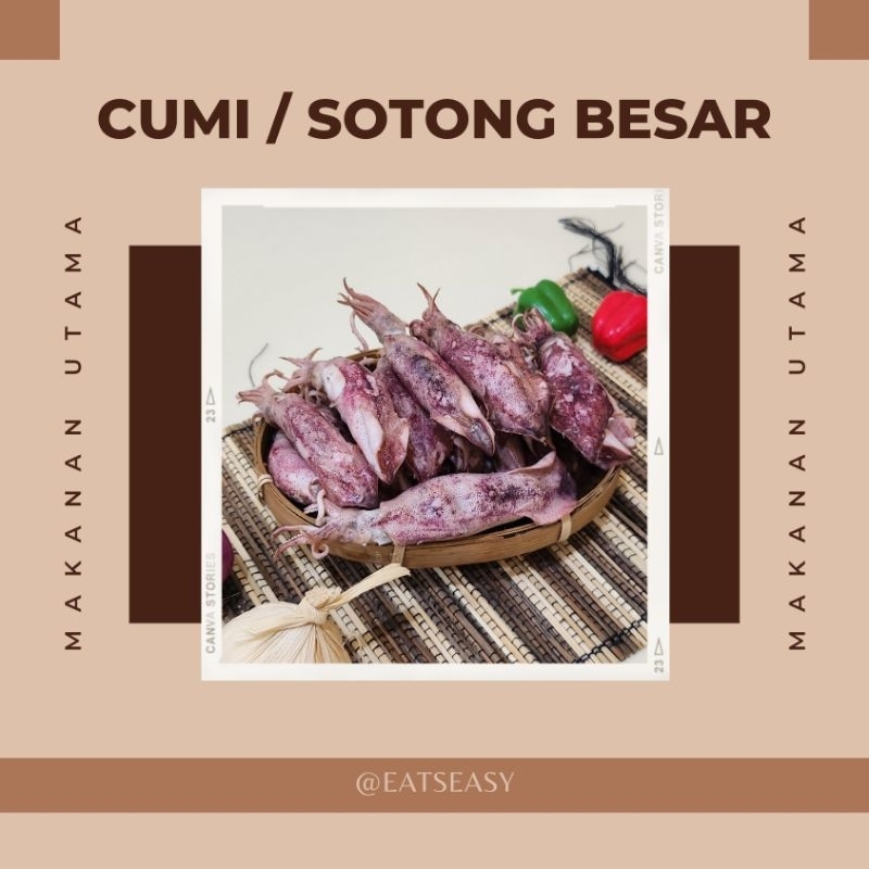 

IKAN ASIN CUMI ASIN CUMI REBUS SOTONG REBUS JUMBO / BESAR 1kg