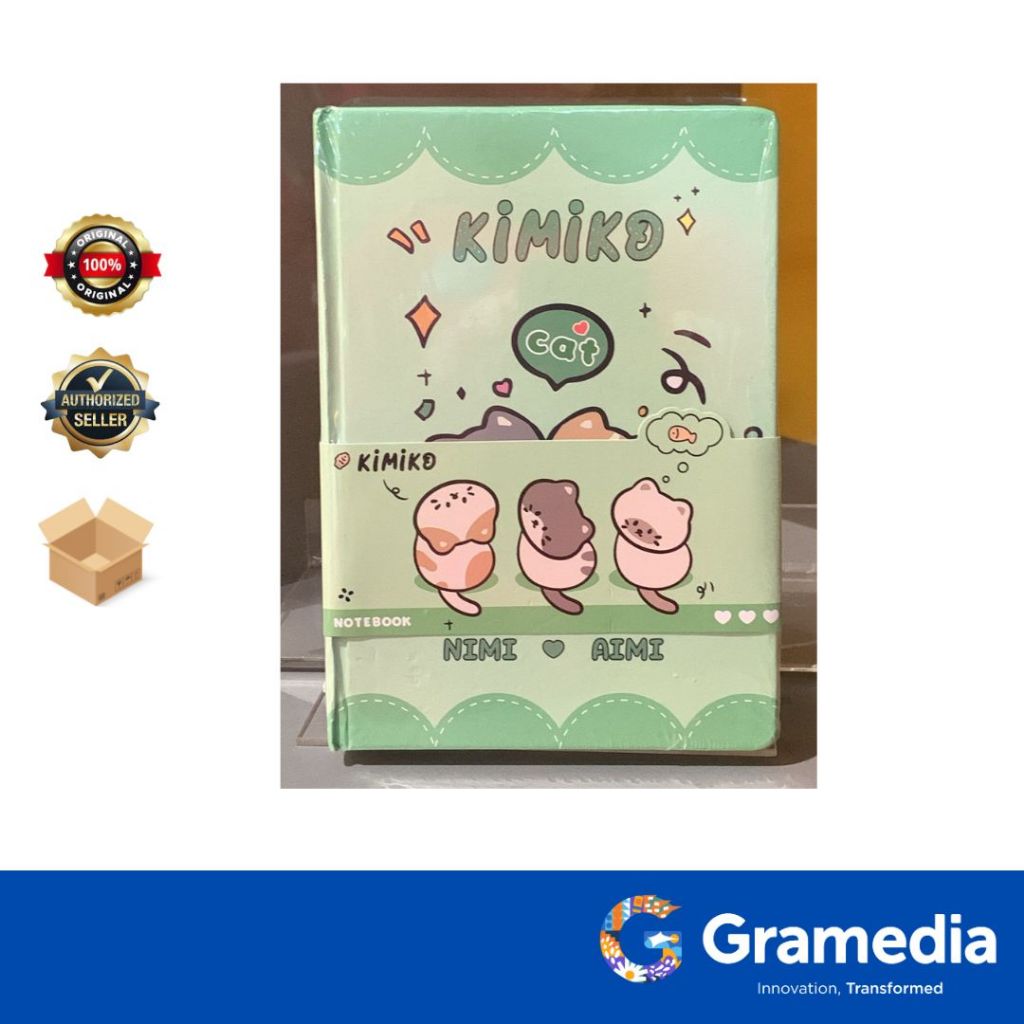 

Gramedia Surabaya - KAKO KIMIKO CAT HC NOTEBOOK A5 GREEN