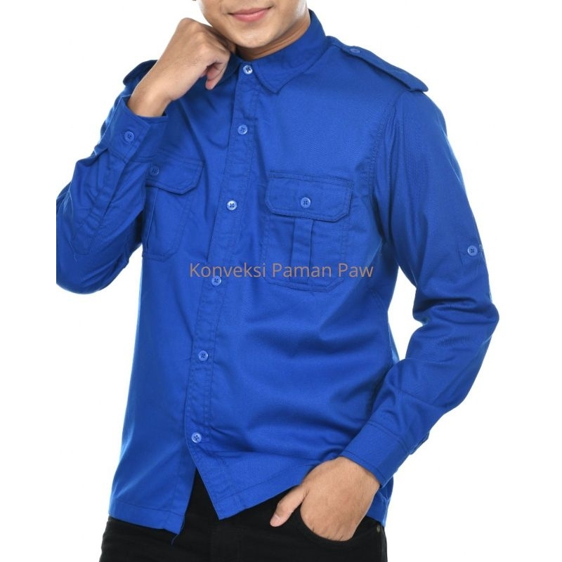 BAJU-KEMEJA-PDH-PDL-PRIA-WANITA-LAPANGAN-LENGAN-PANJANG-Seragam-Kerja-Tactical-Kantor-Group-Engineer