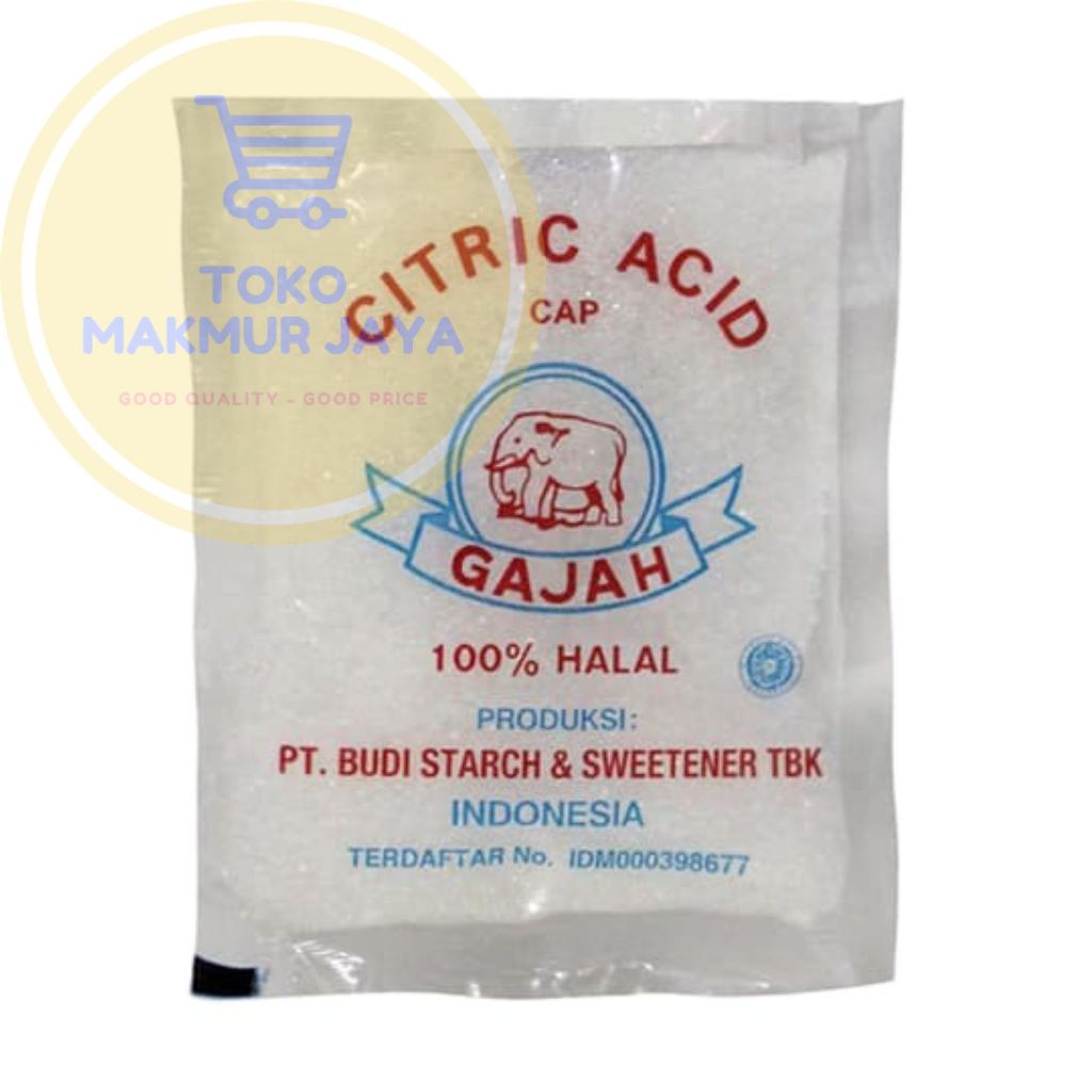 

CITRIC ACID CAP GAJAH RENCENG | 5pcs