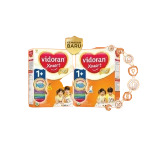 Vidoran Xmart Soya 1 Plus Madu Vanilla 725gr 350gr Susu Formula Kedelai Bubuk Untuk Pertumbuhan Bayi