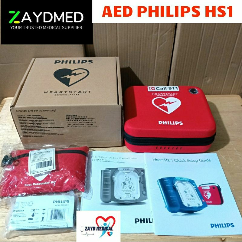 AED PHILIPS HS1 DEFIBRILLATOR/ AED PHILIPS HEARTSTART HS1