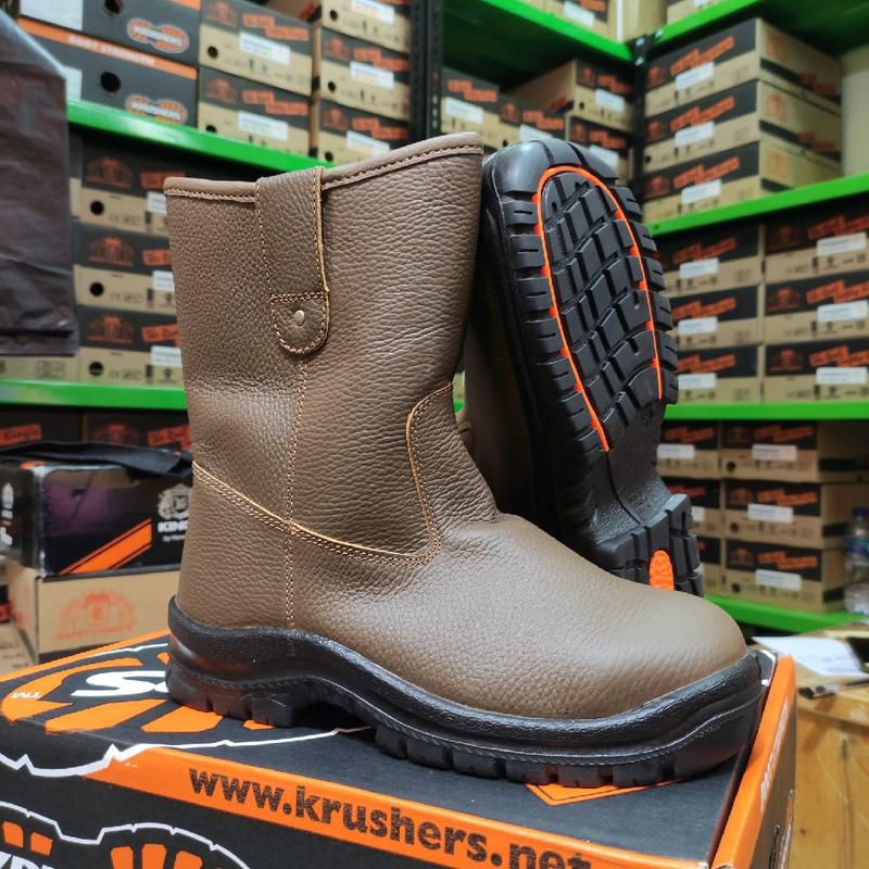 Sepatu Safety Krushers Texas Coklat / Safety Shoes Krushers Texas Bworn Original