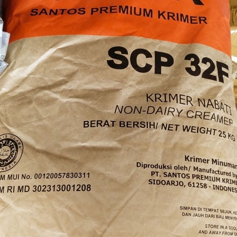 

Creamer Santos Premium Krimer SCP 32F Repack 500 Gram
