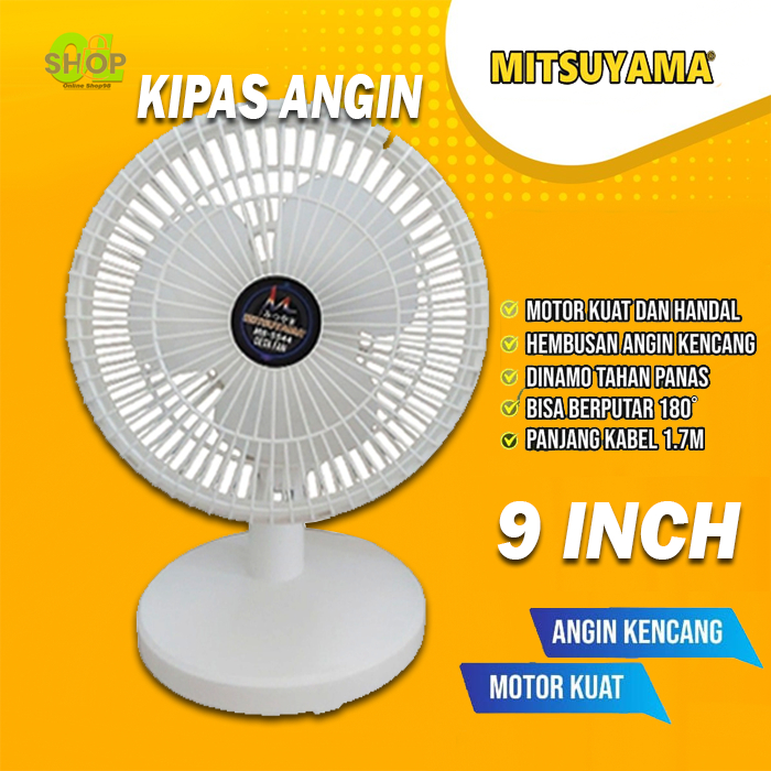 Kipas Angin Meja MS-5544 Misuyama / Desk Fan 9" Mitsuyama MS-5544