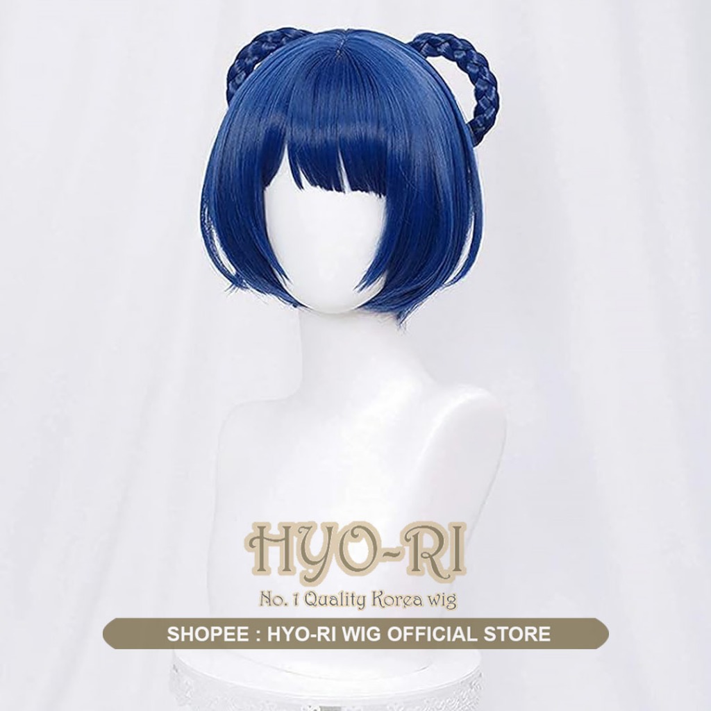 HYO-RI WIG : WIG XIANGLING WIG XIANG LING WIG COSPLAY GAME GENSHIN IMPACT