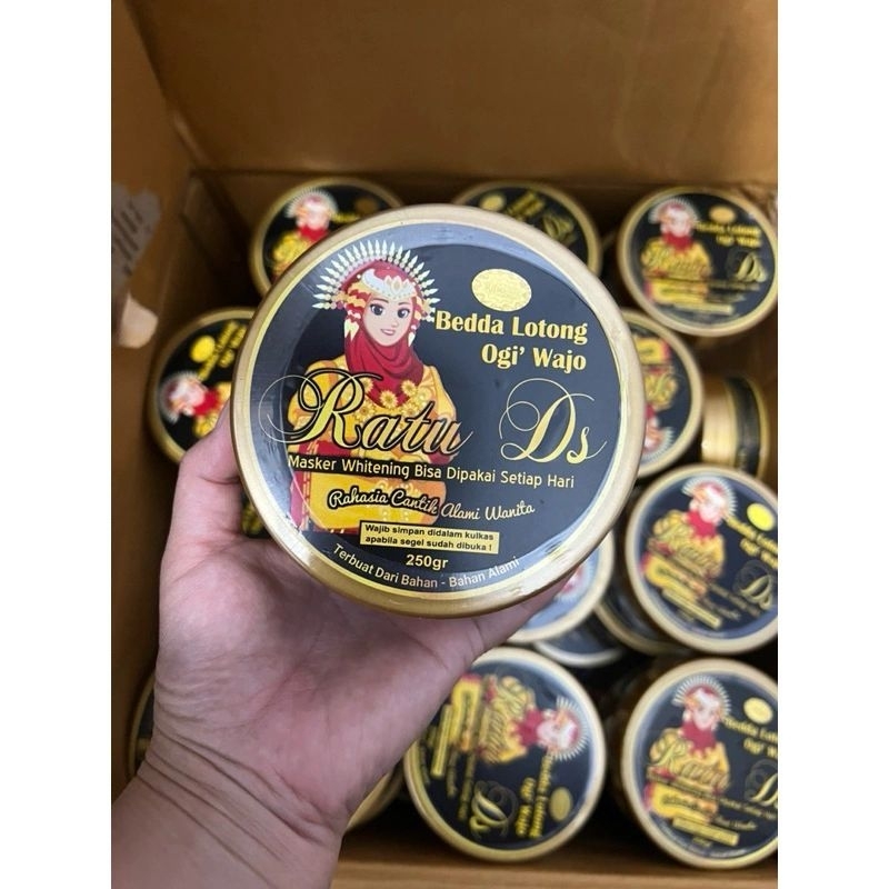 Bedda Lotong Ratu Ds 100 % Original BPOM/Bedak lotong/lulur bedda lotong ogi wajo