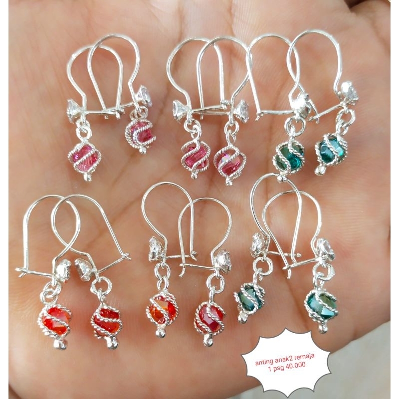 Anting perak murni 925