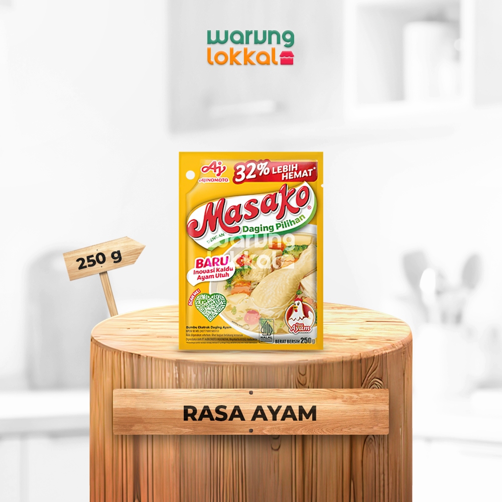 

Masako Rasa Ayam 250g - Warung Lokkal