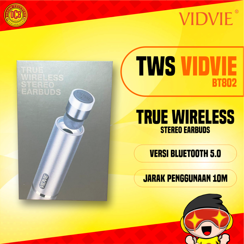 Vidvie X Earphone TWS XL-BT802 Earphone Wireless Headset Bluetooth
