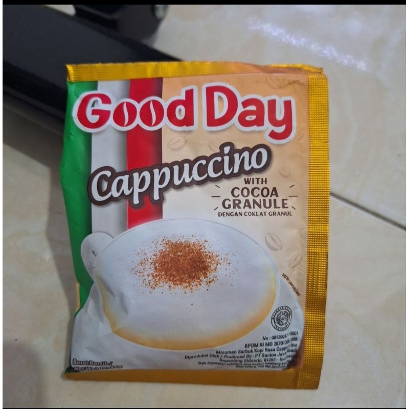 

KOPI GOOD DAY CAPPUCCINO ISI 10