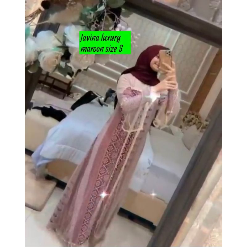 JAVINA LUXURY DRESS  by JAVINA OFFICIAL  / JAVINA LUXURY BLACK SIZE S / JAVINA GAMIS LUXURY GRAY S /