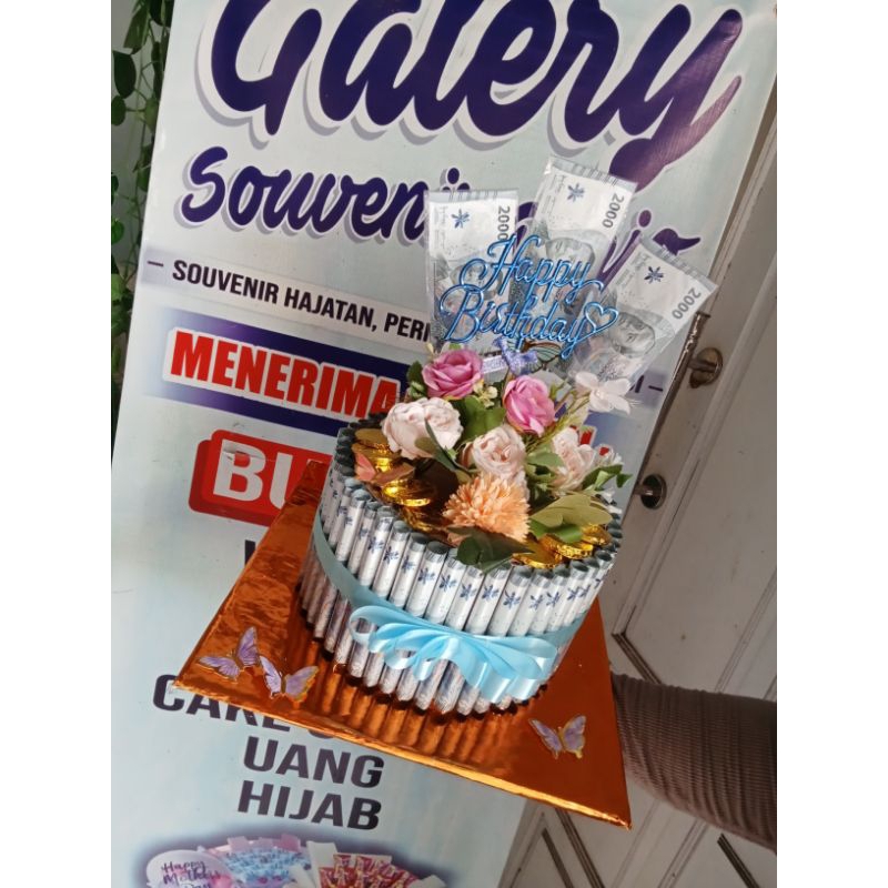 money cake money tower