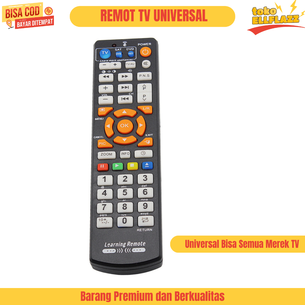 Remote Smart TV Chunghop Remote Universal TV Bisa Untuk Semua TV Remot TV LCD Bisa Netflix