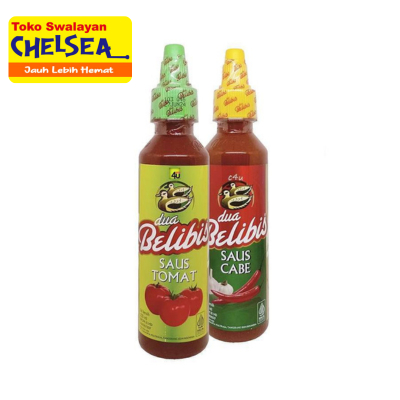 

Dua belibis saus 235ml - belibis saus cabe 235ml - belibis saus tomat 235ml - sambal saos tomat