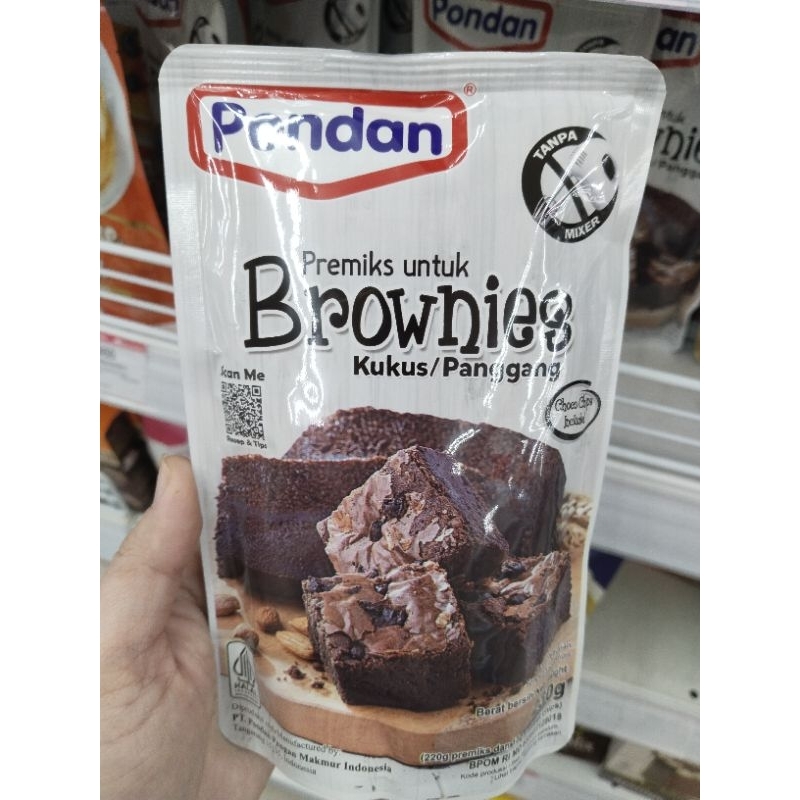 

230gr PONDAN Premix Brownies Kukus/ Panggang