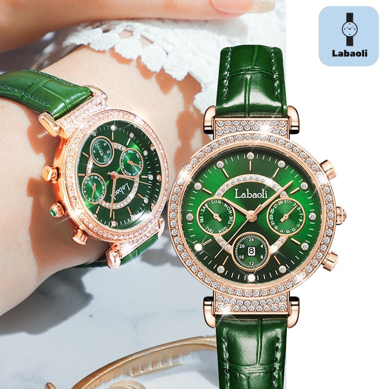 Jam Tangan Wanita Tatahan Berlian Fashion Korea Labaoli