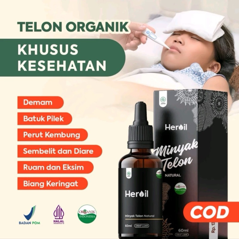 Minyak Telon Essential Oil Perawatan Plus Aromaterapi Baby Bayi Anak Premium Organik Organic HEROIL