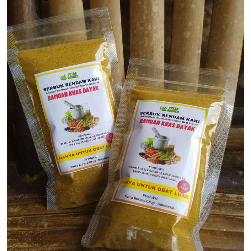 Ramuan Rendaman Kaki Dayak Rendaman Kaki 60gr