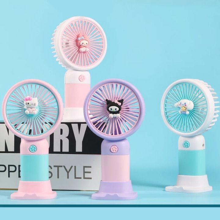 Kipas Angin Portable Mini USB Kipas Genggam Anak-anak Karakter